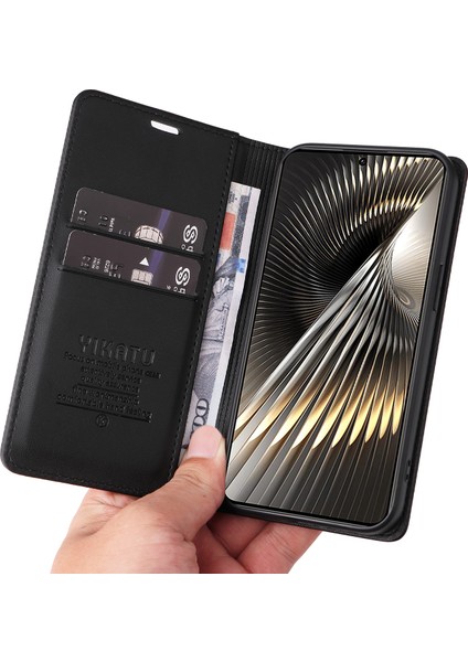 Yıkatu Xiaomi Redmi Turbo 3 5g Kılıf Pu Deri Cüzdan Folyo Telefon Kapağı-Siyah (Yurt Dışından) indirimleri