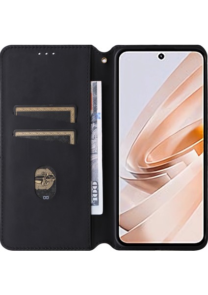 Xiaomi Redmi 13 5g/13 4g Kılıf Manyetik Kapatma Eşkenar Dörtgen Telefon Kapağı-Siyah (Yurt Dışından) fiyatları