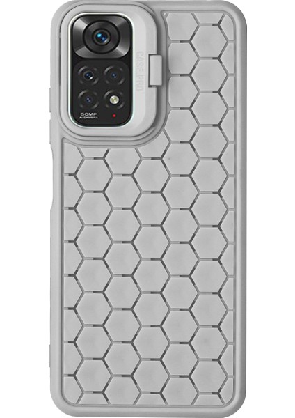 Xiaomi Redmi Note 11 4g (Qualcomm) Kılıf Isı Dağılımı Kickstand Tpu Telefon Kapağı-Gri (Yurt Dışından) fiyatları