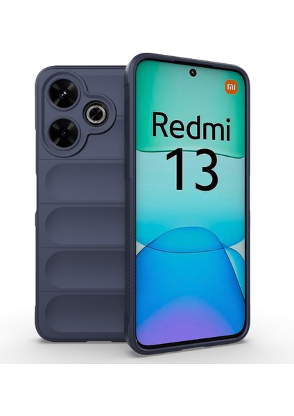 Xiaomi Redmi 13 5g/13 4g Kılıf Tpu Koruyucu Arka Kapak-Koyu Mavi (Yurt Dışından)