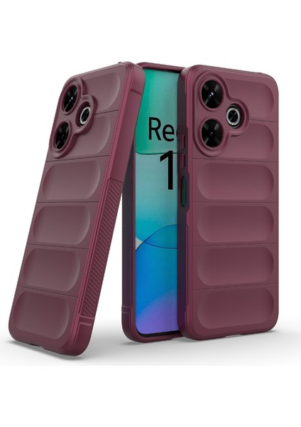 Xiaomi Redmi 13 5g/13 4g Kılıf Tpu Koruyucu Arka Kapak-Şarap Kırmızısı Için (Yurt Dışından) fiyatları