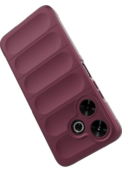 Xiaomi Redmi 13 5g/13 4g Kılıf Tpu Koruyucu Arka Kapak-Şarap Kırmızısı Için (Yurt Dışından) modelleri