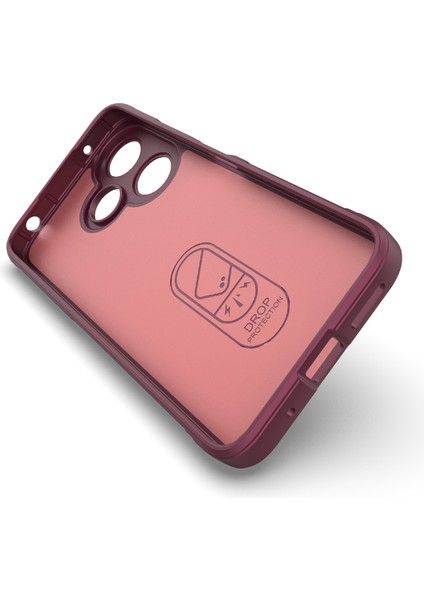 Xiaomi Redmi 13 5g/13 4g Kılıf Tpu Koruyucu Arka Kapak-Şarap Kırmızısı Için (Yurt Dışından) indirimleri