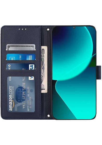 Yb Baskı Serisi-9 Xiaomi Redmi Not 13 5g Deri Kılıf Rfıd Engelleme Cüzdan-Safir (Yurt Dışından) fırsatları
