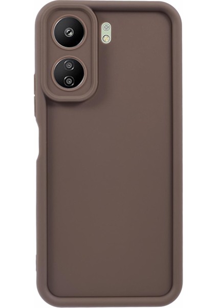 Xiaomi Redmi 13C 4g Kılıf Tpu Telefon Kapağı Kamera Koruma-Kahverengi Için (Yurt Dışından)