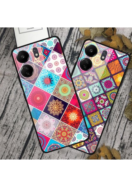 Xiaomi Redmi Için 13C 4g Desen Kılıf Tpu + Temperli Cam Darbeye Dayanıklı Telefon Kapağı-Yıldızlı Gökyüzü Kız (Yurt Dışından) fırsatları