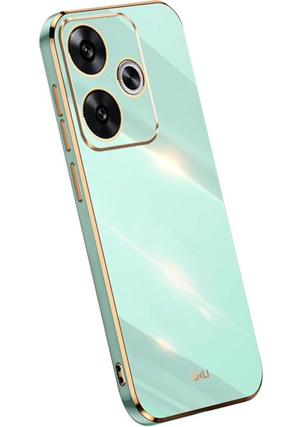 Xınlı Xiaomi Redmi Turbo 3 5g Kılıf Tpu Telefon Kapağı Galvanik Kenar-Mavi (Yurt Dışından)