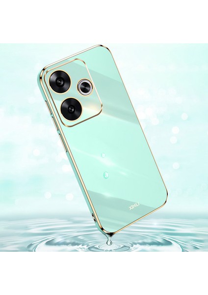 Xınlı Xiaomi Redmi Turbo 3 5g Kılıf Tpu Telefon Kapağı Galvanik Kenar-Mavi (Yurt Dışından) fiyatları