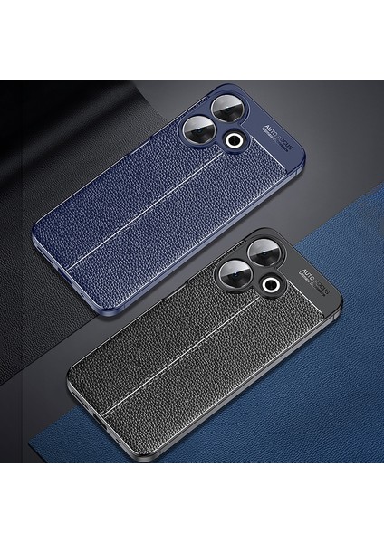 Xiaomi Redmi 13 5g/13 4g Kılıf Litchi Doku Arka Tpu Telefon Kapağı-Siyah (Yurt Dışından) indirimleri