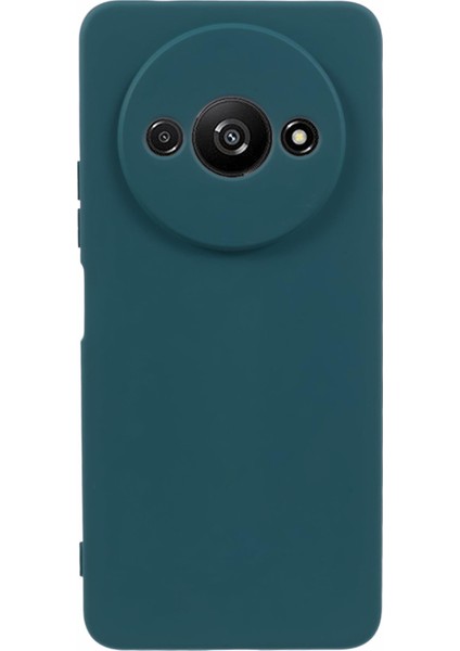 Xiaomi Redmi A3 Kılıf Darbeye Dayanıklı 2.0mm Tpu Telefon Kapağı-Gece Yarısı Yeşili Için (Yurt Dışından)
