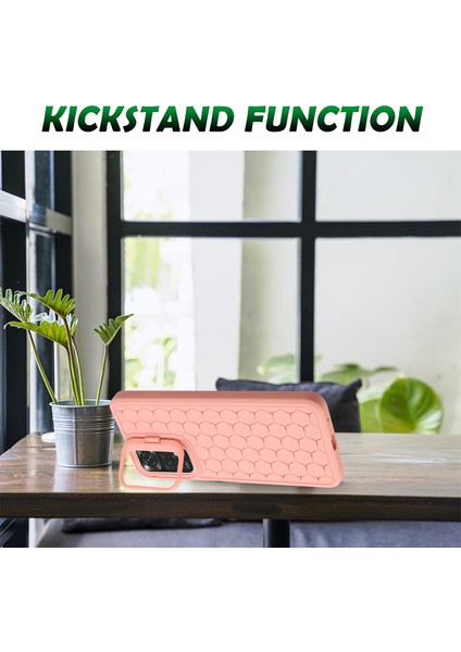 Xiaomi Redmi Note 11 4g (Qualcomm) Kılıf Isı Dağılımı Kickstand Tpu Telefon Kapağı-Pembe (Yurt Dışından) fırsatları