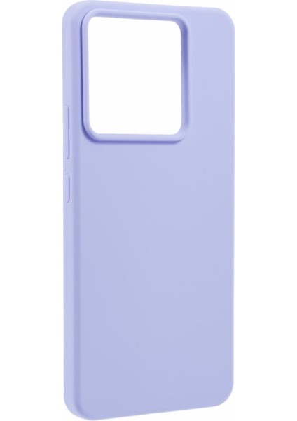Xiaomi Poco X6 5g Kılıf Düz Renk Sıvı Silikon Telefon Kapağı-Açık Mor (Yurt Dışından) modelleri