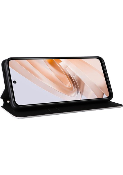 Xiaomi Redmi Için 13 5g/13 4g Kılıf Manyetik Kapatma Eşkenar Dörtgen Telefon Kapağı-Gümüş (Yurt Dışından) modelleri