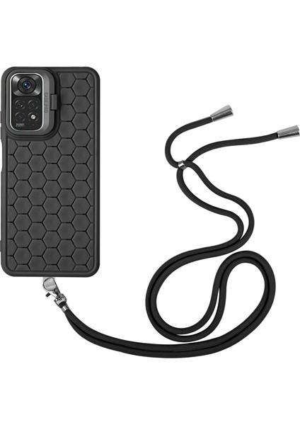 Xiaomi Redmi Note 12 Pro 4g Kılıf Tpu Isı Dağılımı Telefon Kılıfı, Kordonlu-Siyah (Yurt Dışından)