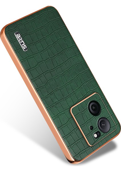 Azns Xiaomi Redmi K60 Ultra Kılıf Timsah Doku Galvanik Pu + Tpu Telefon Kapağı-Yeşil (Yurt Dışından) fırsatları