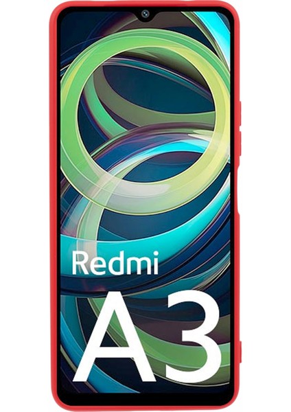 Xiaomi Redmi A3 Kılıf Darbeye Dayanıklı 2.0mm Tpu Telefon Kapağı-Kırmızı (Yurt Dışından) fiyatları