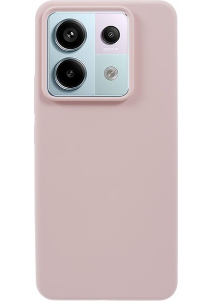 Xiaomi Poco X6 5g Kılıf Düz Renk Sıvı Silikon Telefon Kapağı-Pembe (Yurt Dışından)