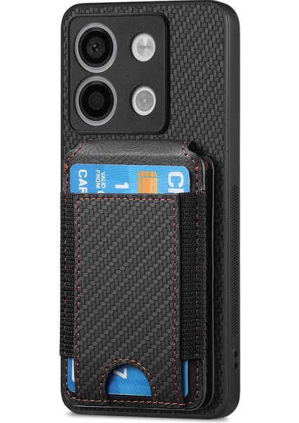 Xiaomi Poco X6 5g Kılıf Kart Tutucu Anti Drop Deri Arka Kapak-Siyah (Yurt Dışından) fiyatları