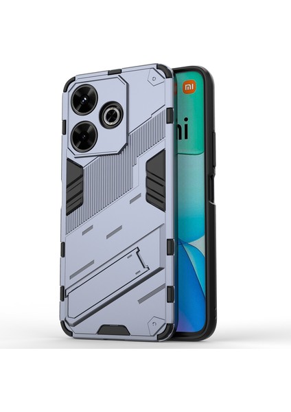 Xiaomi Redmi Için 13 5g/13 4g Kılıf Pc+Tpu Kickstand-Koyu Mavi ile Darbeye Dayanıklı Koruyucu Telefon Kapağı (Yurt Dışından)