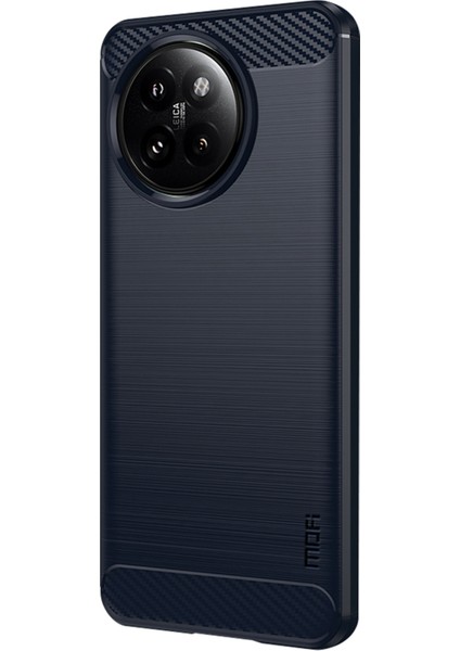 Xiaomi 14 Civi 5g Kılıf Fırçalanmış Tpu Telefon Kapağı-Mavi Için (Yurt Dışından) indirimleri