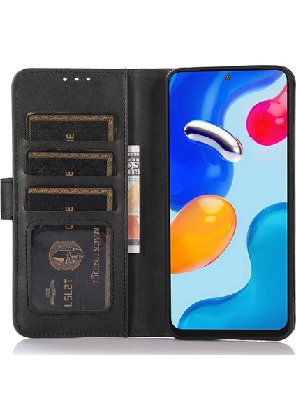 Xiaomi Poco F6 5g Kılıf Sığır Derisi Doku Cüzdan Deri Telefon Kapağı-Siyah (Yurt Dışından) fiyatları