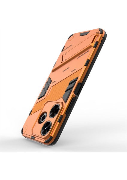 Xiaomi Redmi 13 5g/13 4g Kılıf Pc+Tpu Kickstand-Turuncu Darbeye Dayanıklı Koruyucu Telefon Kapağı Için (Yurt Dışından) fırsatları