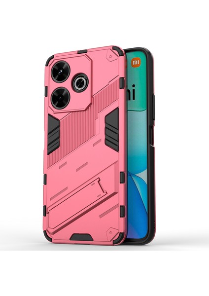 Xiaomi Redmi 13 5g/13 4g Kılıf Pc+Tpu Kickstand-Rose ile Darbeye Dayanıklı Koruyucu Telefon Kapağı Için (Yurt Dışından)