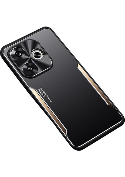 Xiaomi Redmi Turbo 3 5g Kılıf Alüminyum Alaşım + Tpu Koruyucu Telefon Kapağı-Altın Için (Yurt Dışından)