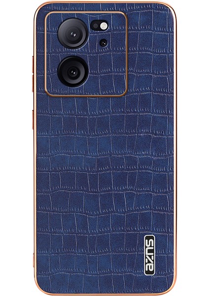 Azns Xiaomi Redmi K60 Ultra Kılıf Timsah Doku Galvanik Pu+Tpu Telefon Kapağı-Mavi (Yurt Dışından) indirimleri