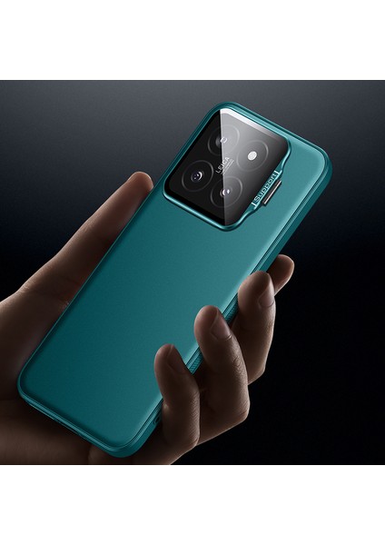 Xiaomi 14 Pro Için Manyetik Kılıf Tpu + Pc Telefon Kapağı Metal Lens Çerçeveli Kickstand-Titanyum Gri (Yurt Dışından) fiyatları