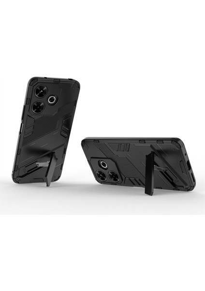 Xiaomi Redmi 13 5g/13 4g Kılıf Pc+Tpu Kickstand-Siyah ile Darbeye Dayanıklı Koruyucu Telefon Kapağı Için (Yurt Dışından) fiyatları