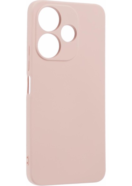 Xiaomi Redmi 13 5g/4g Kılıf Yumuşak Fiber Astar Tpu Telefon Kapağı Slim Fit-Pembe (Yurt Dışından)