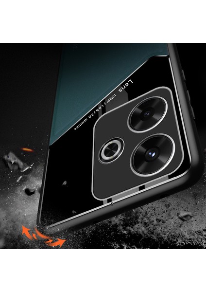 Xiaomi Redmi Note 13R 5g Kılıf Deri Kaplamalı Pc+Tpu Telefon Kapağı Kaymaz-Mavi Için (Yurt Dışından) indirimleri