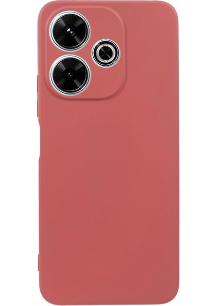 Xiaomi Redmi 13 5g/4g Kılıf Yumuşak Fiber Astar Tpu Telefon Kapağı Slim Fit-Alıç Kırmızısı Için (Yurt Dışından)