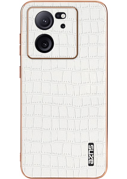 Azns Xiaomi Redmi K60 Ultra Kılıf Timsah Doku Galvanik Pu+Tpu Telefon Kapağı-Beyaz (Yurt Dışından) indirimleri