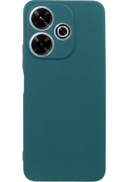 Xiaomi Redmi 13 5g/4g Kılıf Yumuşak Fiber Astar Tpu Telefon Kapağı Slim Fit-Ordu Yeşili Için (Yurt Dışından)