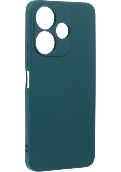 Xiaomi Redmi 13 5g/4g Kılıf Yumuşak Fiber Astar Tpu Telefon Kapağı Slim Fit-Ordu Yeşili Için (Yurt Dışından)