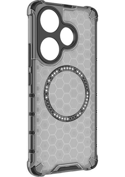 Xiaomi Poco F6 5g Manyetik Kılıf Petek Tpu+Pc Cep Telefonu Kapağı-Gri (Yurt Dışından) fiyatları