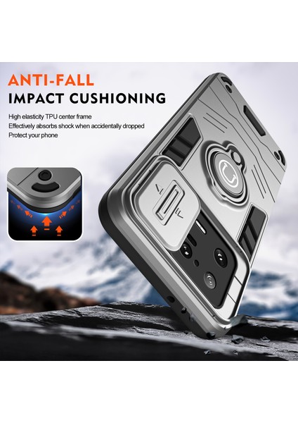 Xiaomi 13 Pro 5g Kılıf Pc+Tpu+Metal Kickstand Telefon Kapağı-Gri (Yurt Dışından) fırsatları