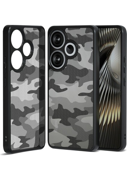 Ibmrs Xiaomi Redmi Turbo 3 5g Kılıf Tpu + Pc Hibrit Telefon Kapağı-Sanatsal Kamuflaj (Yurt Dışından)