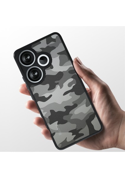 Ibmrs Xiaomi Redmi Turbo 3 5g Kılıf Tpu + Pc Hibrit Telefon Kapağı-Sanatsal Kamuflaj (Yurt Dışından) modelleri