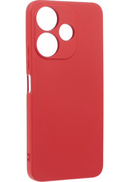 Xiaomi Redmi 13 5g/4g Kılıf Yumuşak Fiber Astar Tpu Telefon Kapağı Slim Fit-Kırmızı (Yurt Dışından) modelleri
