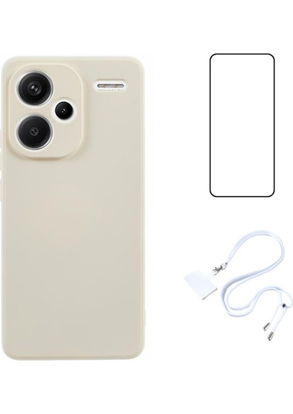 Wanlonfeng Rb1 Serisi Xiaomi Redmi Için Not 13 Pro+5g Kılıf Koruyucu Ince Tpu Telefon Kabuk-Beyaz (Yurt Dışından)
