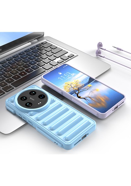 Xiaomi 14 Ultra Slim-Fit Tpu Telefon Kılıfı Için Kapsül Serisi Çarpışma Önleyici Kapak-Şeffaf Gri (Yurt Dışından) fırsatları