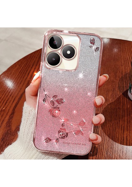 Kadem Xiaomi Redmi 13 5g/13 4g Kılıf Çiçekler Degrade Tpu Telefon Kapağı-Gül Altın (Yurt Dışından) fiyatları