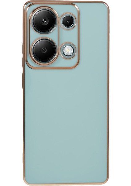 Xiaomi Redmi Note 13 Pro 4g Kılıf Tpu Telefon Kapağı 6d Galvanik Estetik Trendy-Cyan Için (Yurt Dışından)