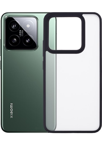 X-Level Xiaomi 14 Pro Kılıf Mat Pc+Tpu Hibrit Telefon Kapağı-Siyah (Yurt Dışından)