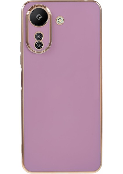 Xiaomi Redmi Için 13C 4g Kılıf 6d Galvanik Tpu Yumuşak Arka Kapak-Mor (Yurt Dışından)