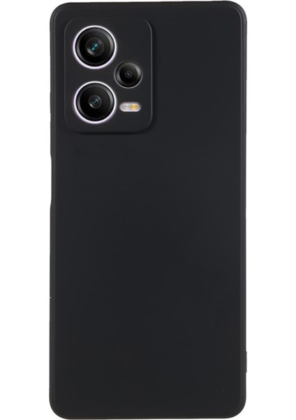 Wanlonfeng Rb1 Serisi Xiaomi Redmi Için Not 12 Pro 5g Telefon Kılıfı Ekran Filmi ile Tpu Kapak-Siyah (Yurt Dışından)