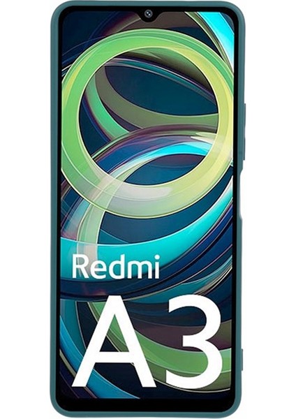 Wanlonfeng Rb2 Serisi Xiaomi Redmi A3 Kılıf Ekran Filmi Tpu Telefon Kapağı-Ordu Yeşili (Yurt Dışından) modelleri